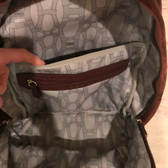 Aimee Kestenberg Velvet Woodside Backpack - Picture 5 of 8